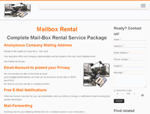 Tablet Screenshot of instantmaildrop.com